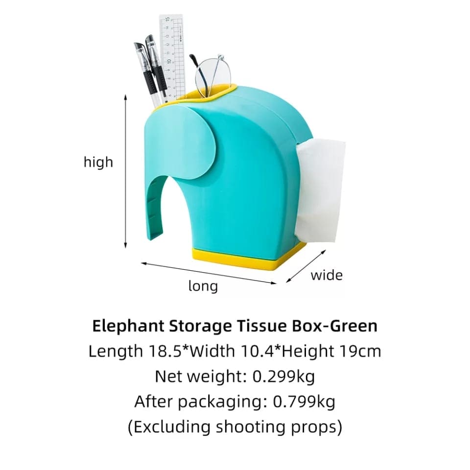 Model Elephant Pen Holder, Tissue Box Home Decoration For Living Room, Children's Desk Decor, Pen Holder Container for Bedroom Dressers, Multifunctional Tissue Box Cover Model Elephant Pen Holder, Tissue Box Home Decoration For Living Room, Children's Desk Decor, Pen Holder Container for Bedroom Dressers, Multifunctional Tissue Box Cover